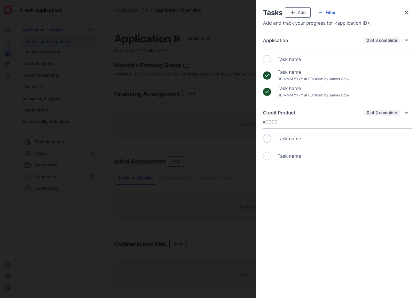 Tasks