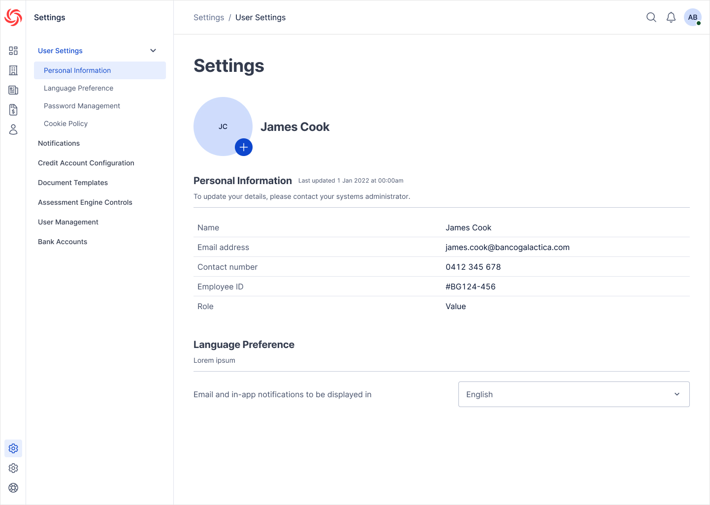 User-Settings